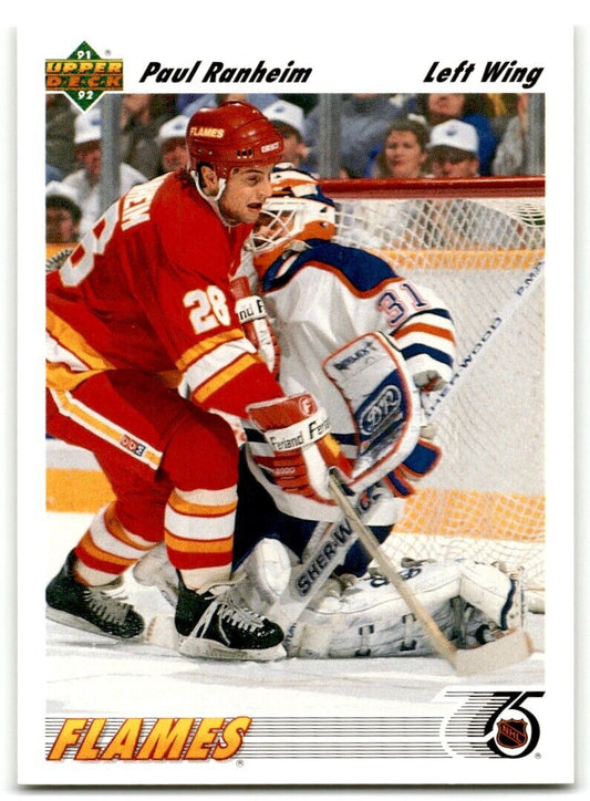 1991-92 Upper Deck Paul Ranheim Calgary Flames #472