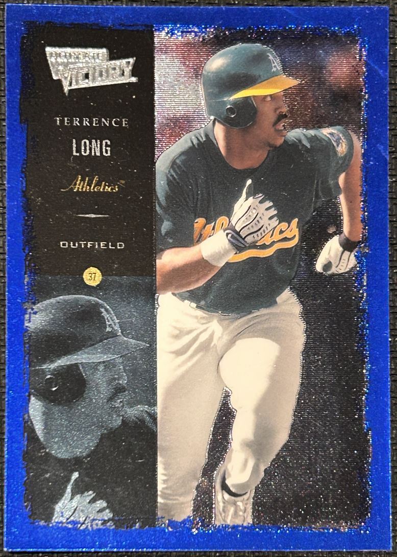 2000 Upper Deck Ultimate Victory Terrence Long Oakland Athletics #7