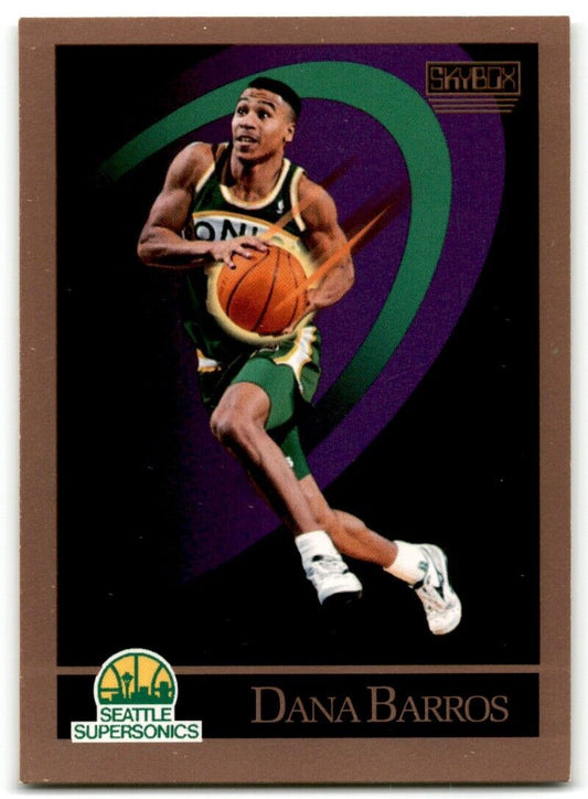 1990-91 SkyBox Dana Barros Rookie Seattle SuperSonics #263