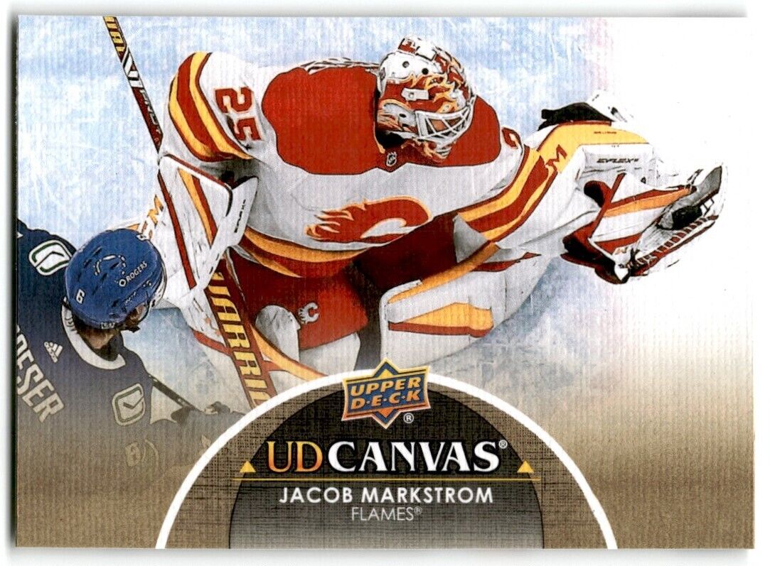 2021-22 Upper Deck UD Canvas Jacob Markstrom Calgary Flames #C13