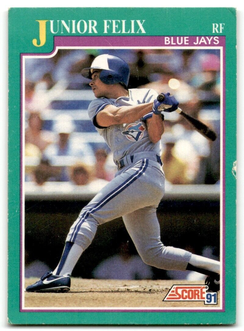 1991 Score Junior Felix Toronto Blue Jays #203