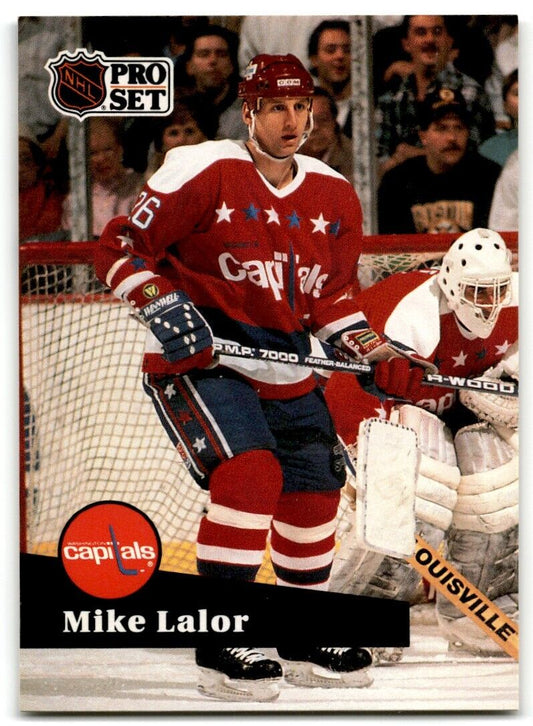 1991-92 Pro Set Mike Lalor Washington Capitals #255