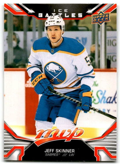 2022-23 Upper Deck MVP Ice Battles Jeff Skinner Buffalo Sabres #114