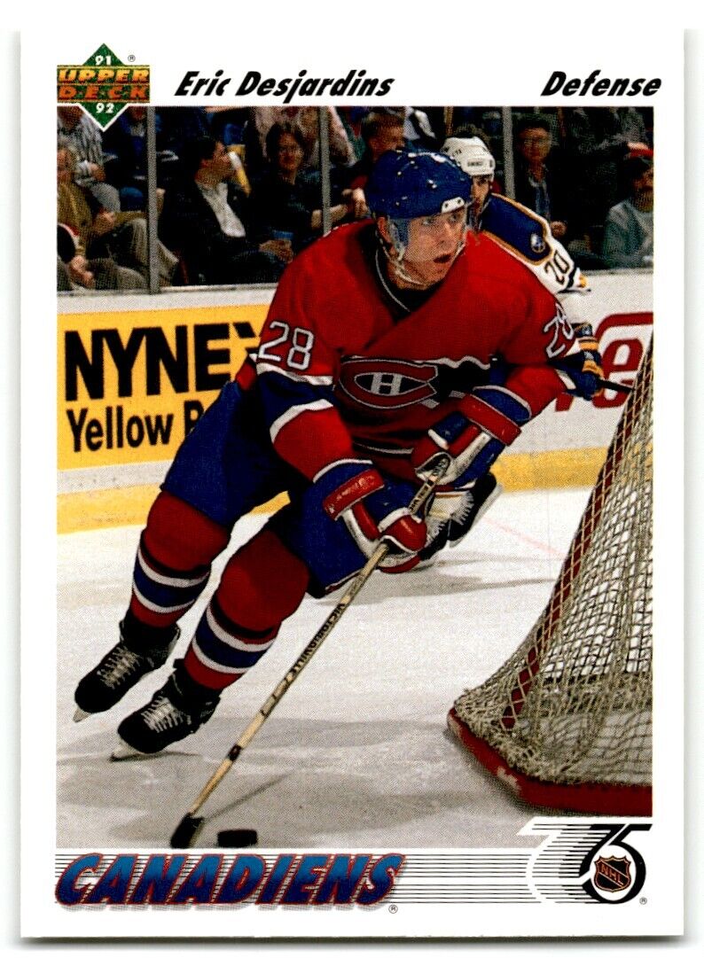 1991-92 Upper Deck Eric Desjardins Montreal Canadiens #360