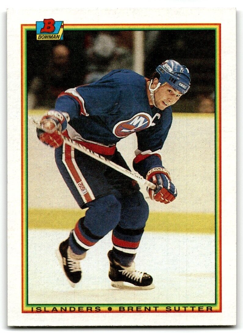 1990-91 Bowman Brent Sutter New York Islanders #126