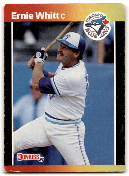 1989 Donruss Ernie Whitt Toronto Blue Jays #591