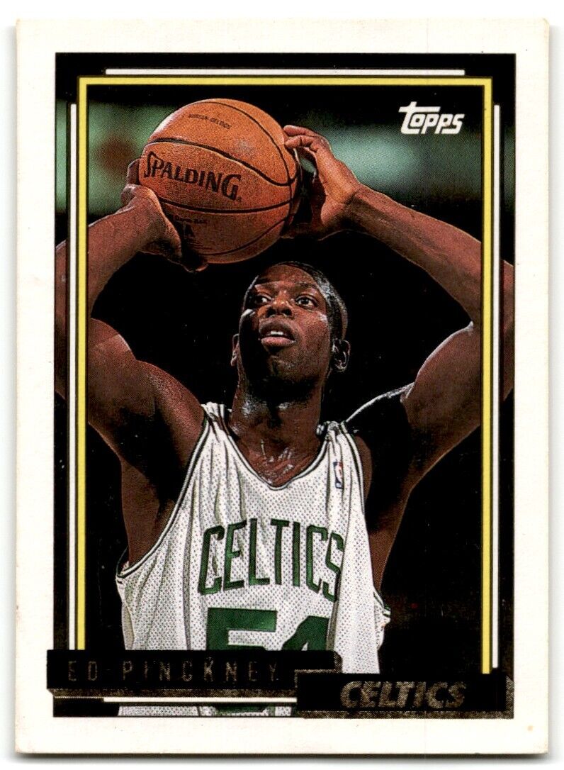 1992-93 Topps Gold Ed Pinckney Boston Celtics #231