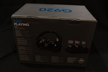 Logitech G920 Driving Force Racing Wheel- XBOX/PC - Black(941-000121)