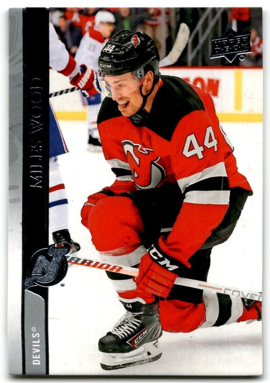 2020-21 Upper Deck Miles Wood New Jersey Devils #112