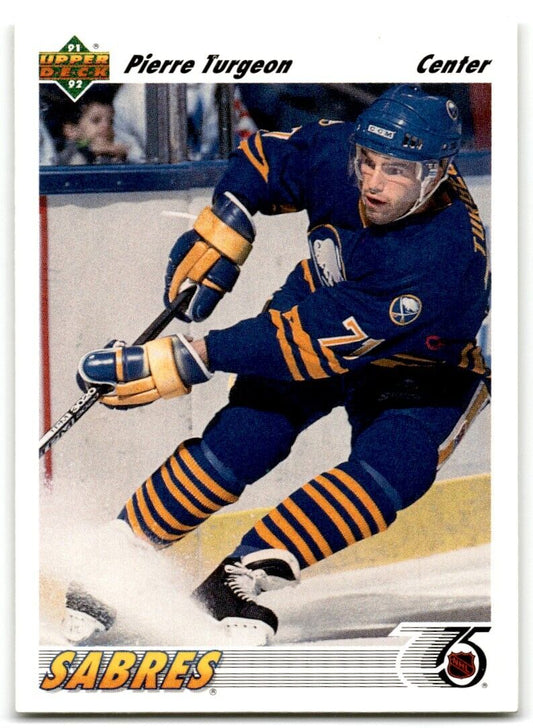 1991-92 Upper Deck Pierre Turgeon Buffalo Sabres #176