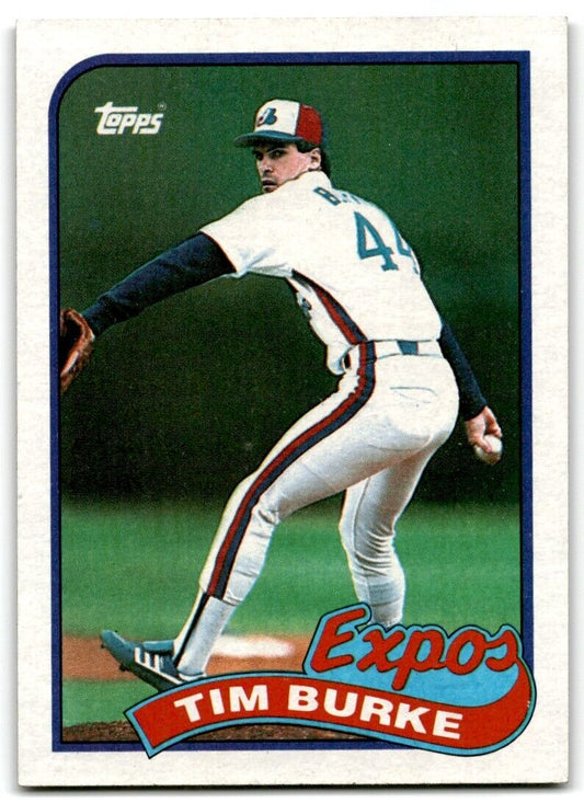 1989 Topps Tim Burke Montreal Expos #48