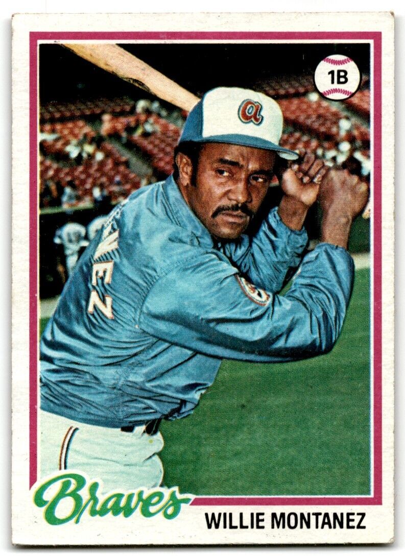 1978 Topps Willie Montanez Atlanta Braves #38