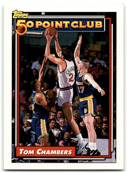 1992-93 Topps 50 point Club Tom Chambers Phoenix Suns #201