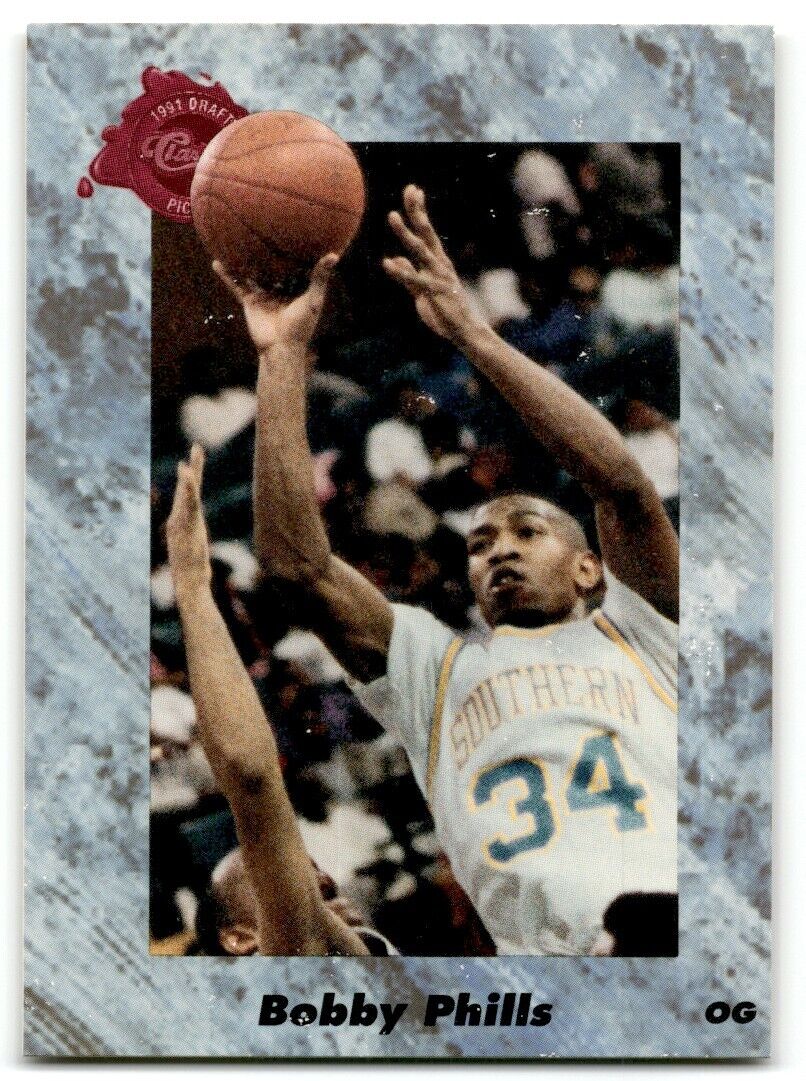 1991-92 Classic Bobby Phills Rookie Southern Jaguars #183