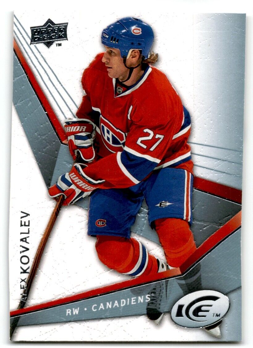 2008-09 Upper Deck Ice Alex Kovalev Montreal Canadiens #2