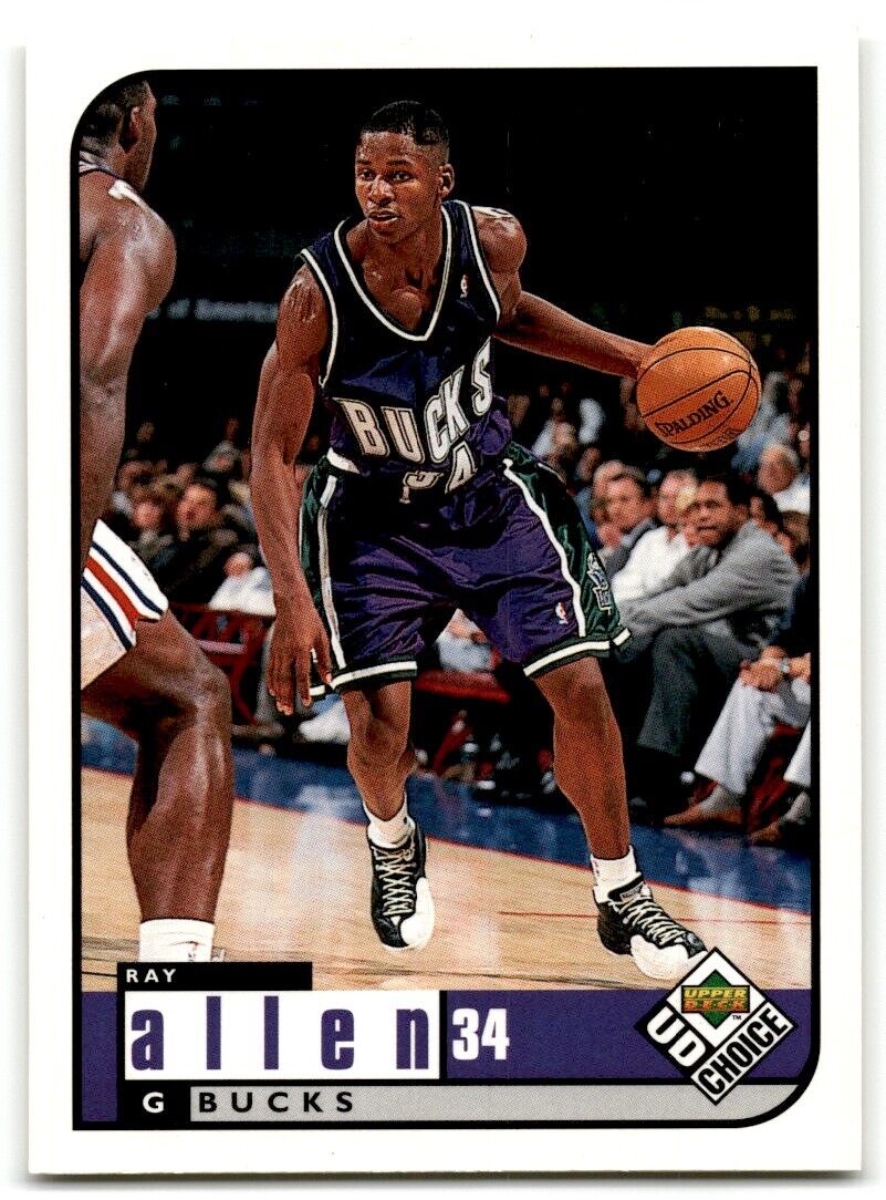 1998-99 Upper Deck UD Choice Ray Allen Milwaukee Bucks #79