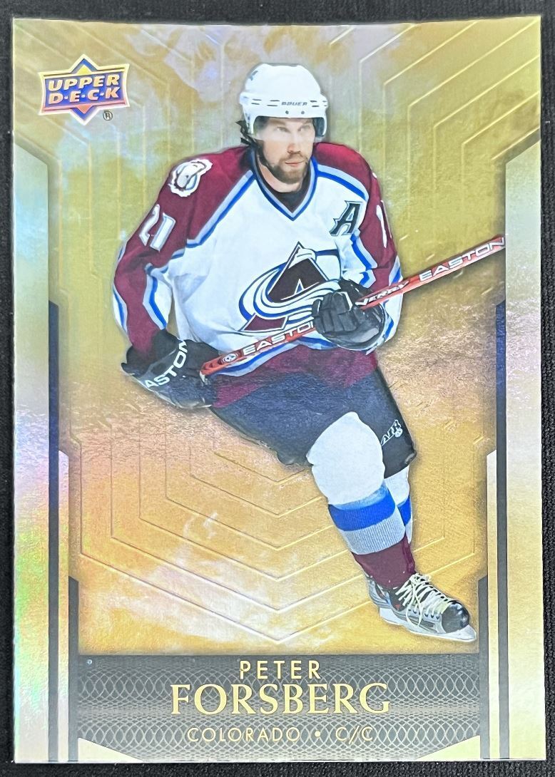 2023-24 Upper Deck Tim Hortons Legends Tim Horton Peter Forsberg Colorado