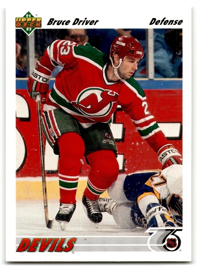 1991-92 Upper Deck Bruce Driver New Jersey Devils #292