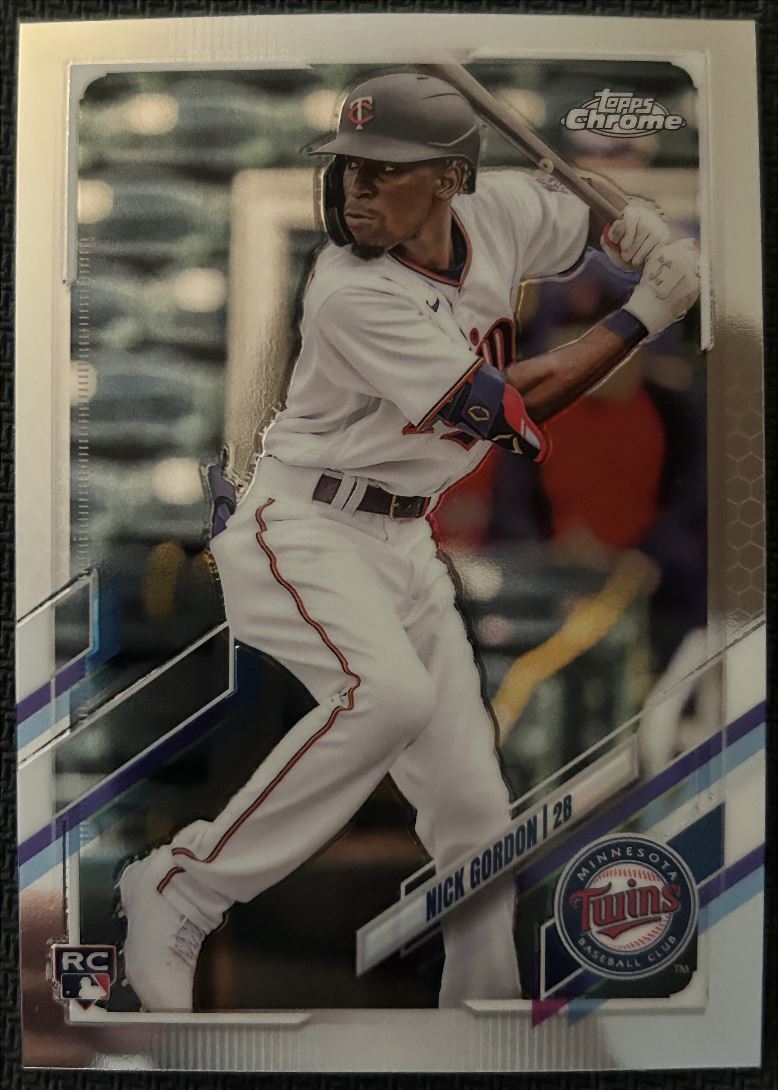 2021 Topps Chrome Update Nick Gordon Rookie Minnesota Twins #USC16