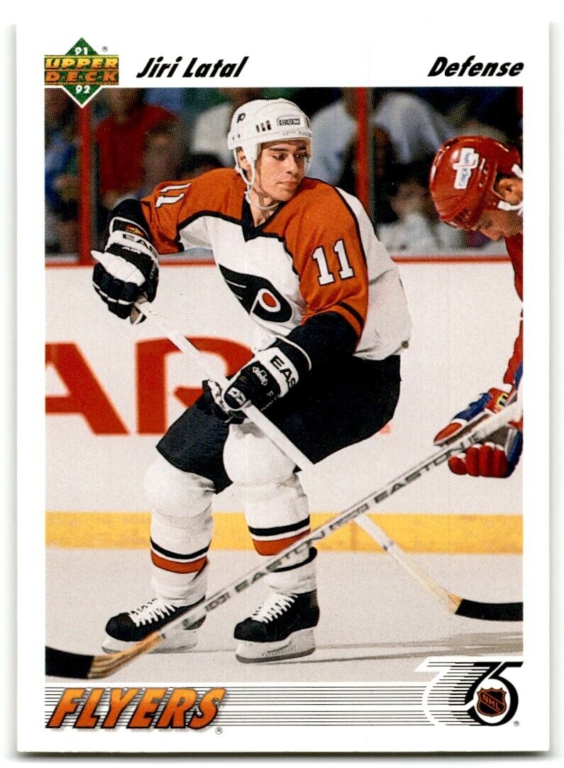 1991-92 Upper Deck Jiri Latal Philadelphia Flyers #404