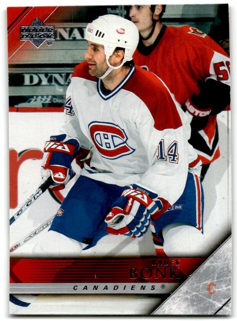 2005-06 Upper Deck Radek Bonk Montreal Canadiens #353