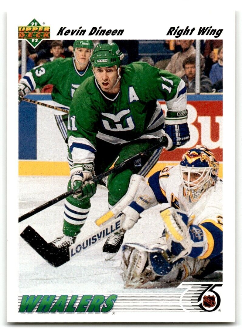 1991-92 Upper Deck Kevin Dineen Hartford Whalers #105