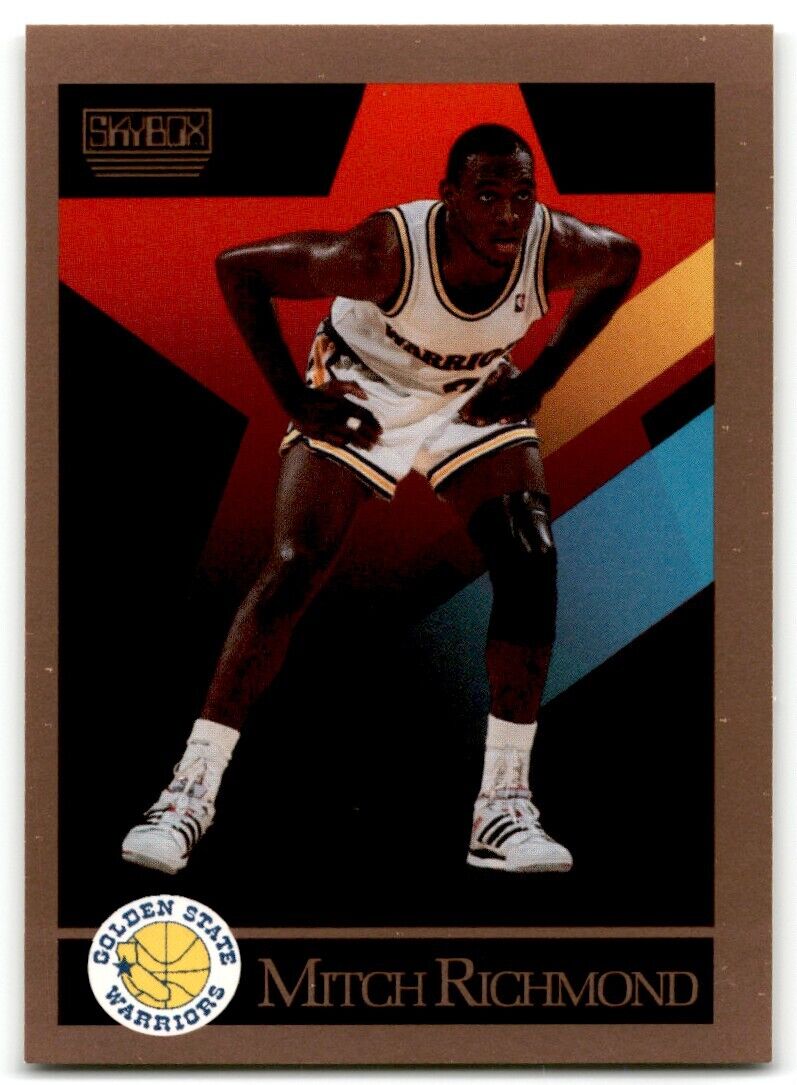 1990-91 SkyBox Mitch Richmond Golden State Warriors #100