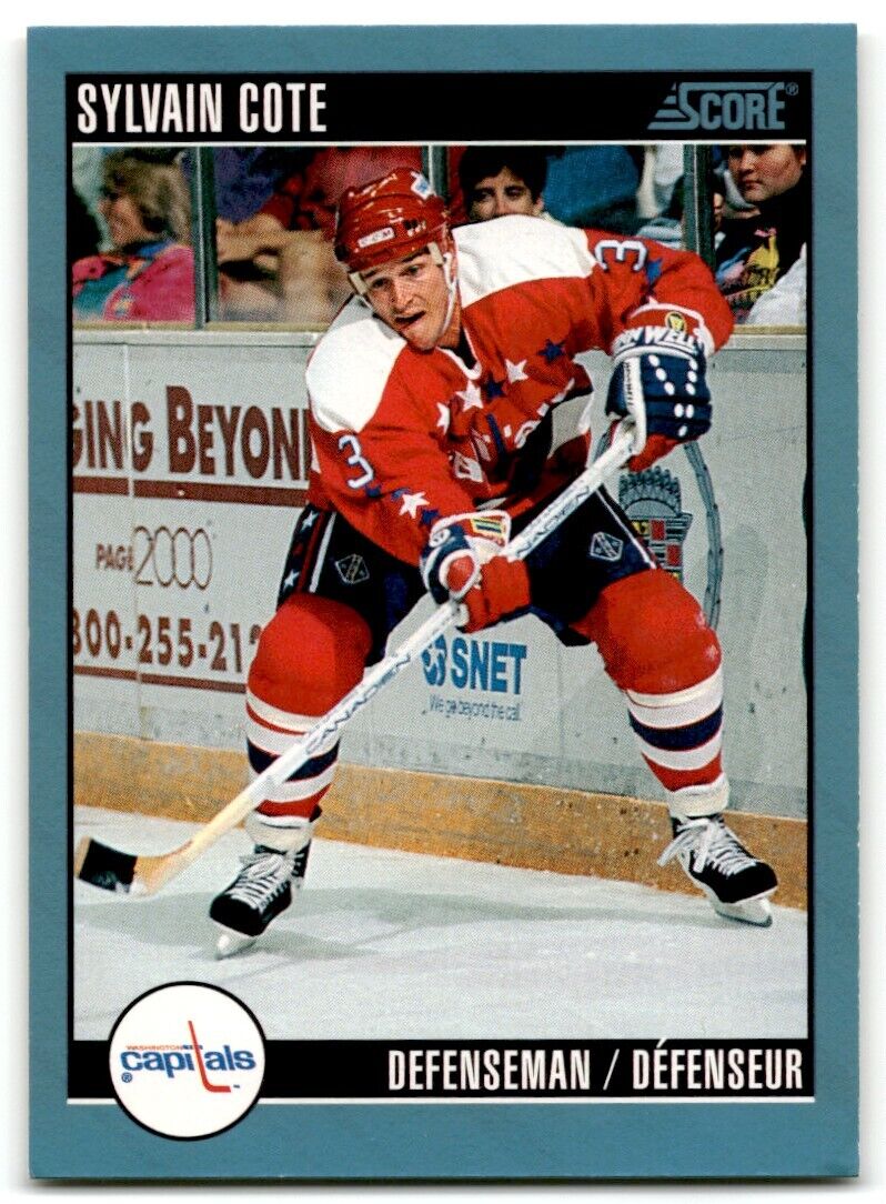 1992-93 Score Sylvain Cote Washington Capitals #78