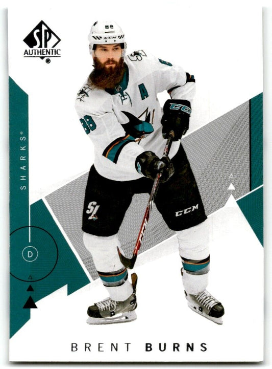 2018-19 SP Authentic Brent Burns San Jose Sharks #74