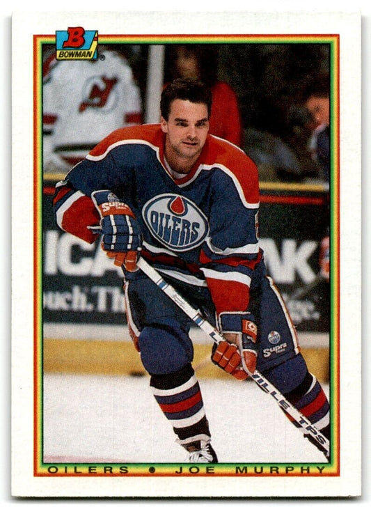 1990-91 Bowman Joe Murphy Rookie Edmonton Oilers #196