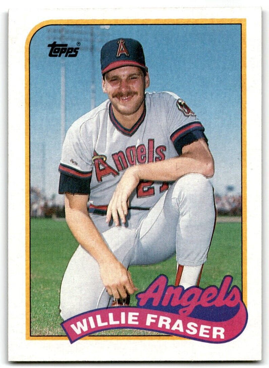 1989 Topps Willie Fraser California Angels #679