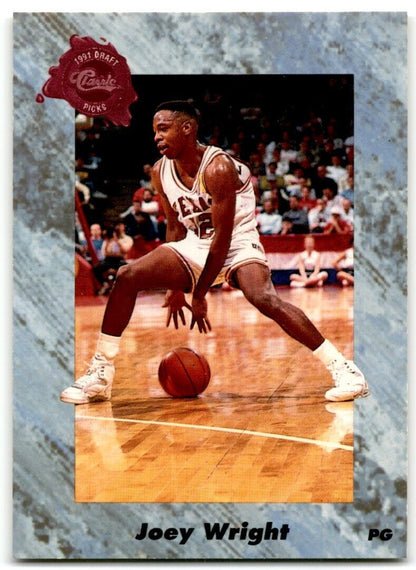 1991-92 Classic Joey Wright Rookie Texas Longhorns #188