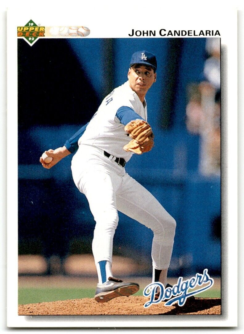 1992 Upper Deck John Candelaria Los Angeles Dodgers #482