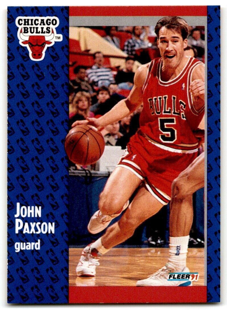 1991-92 Fleer John Paxson Chicago Bulls #31