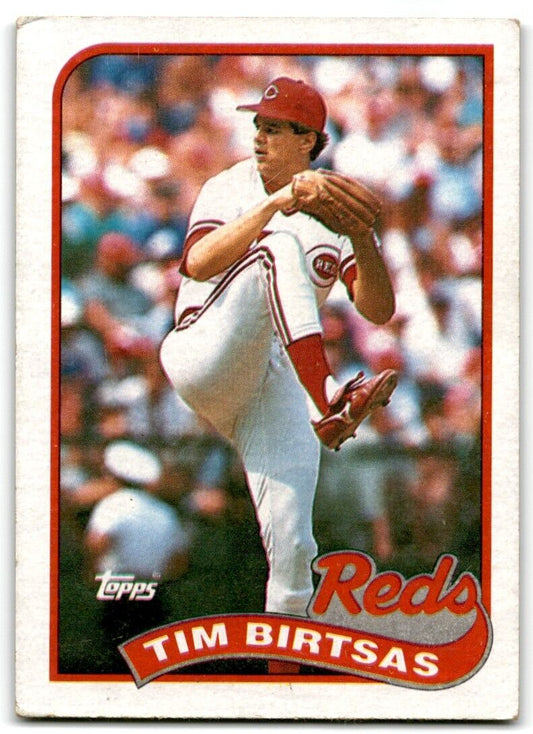 1989 Topps Tim Birtsas Cincinnati Reds #103