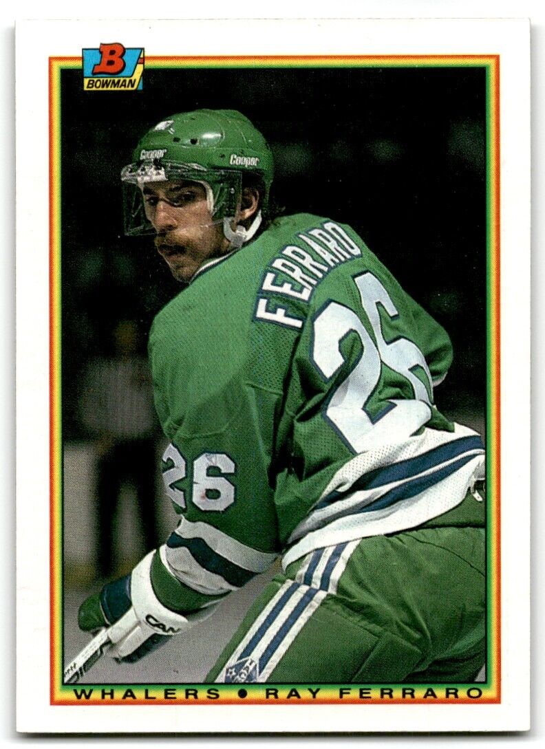 1990-91 Bowman Ray Ferraro Hartford Whalers #258