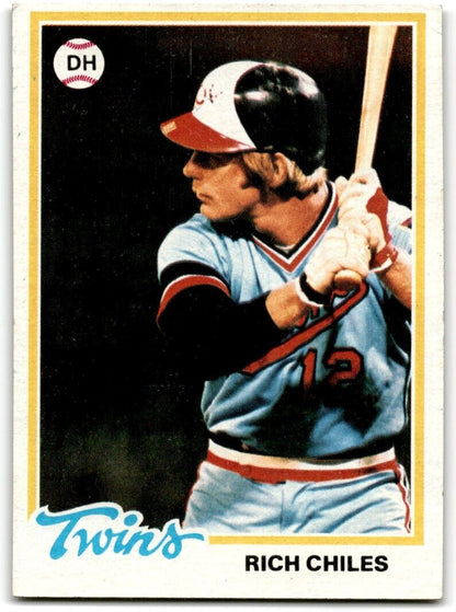 1978 Topps Rich Chiles Minnesota Twins #193