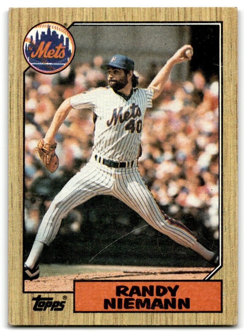 1987 Topps Randy Niemann New York Mets #147