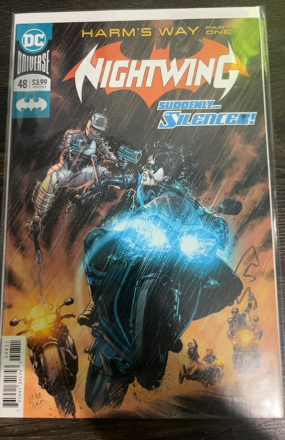 Nightwing #48 DC Comics 2018 SILENCER APP. Mike Perkins Variant