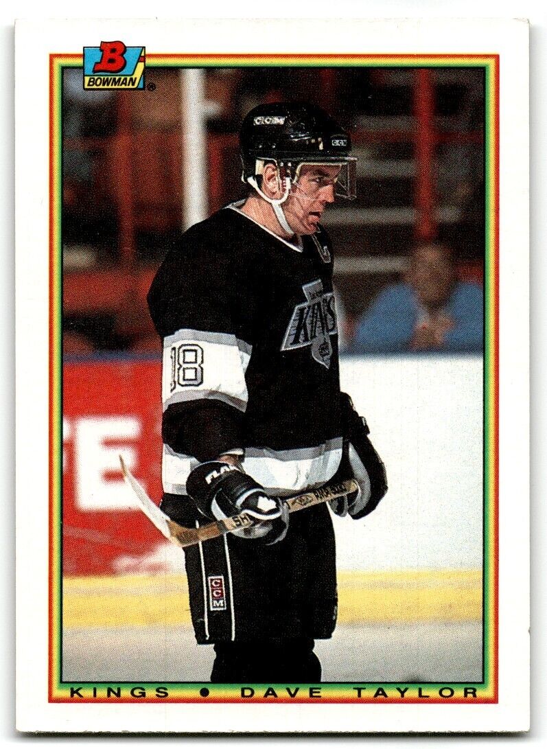 1990-91 Bowman Dave Taylor Los Angeles Kings #149