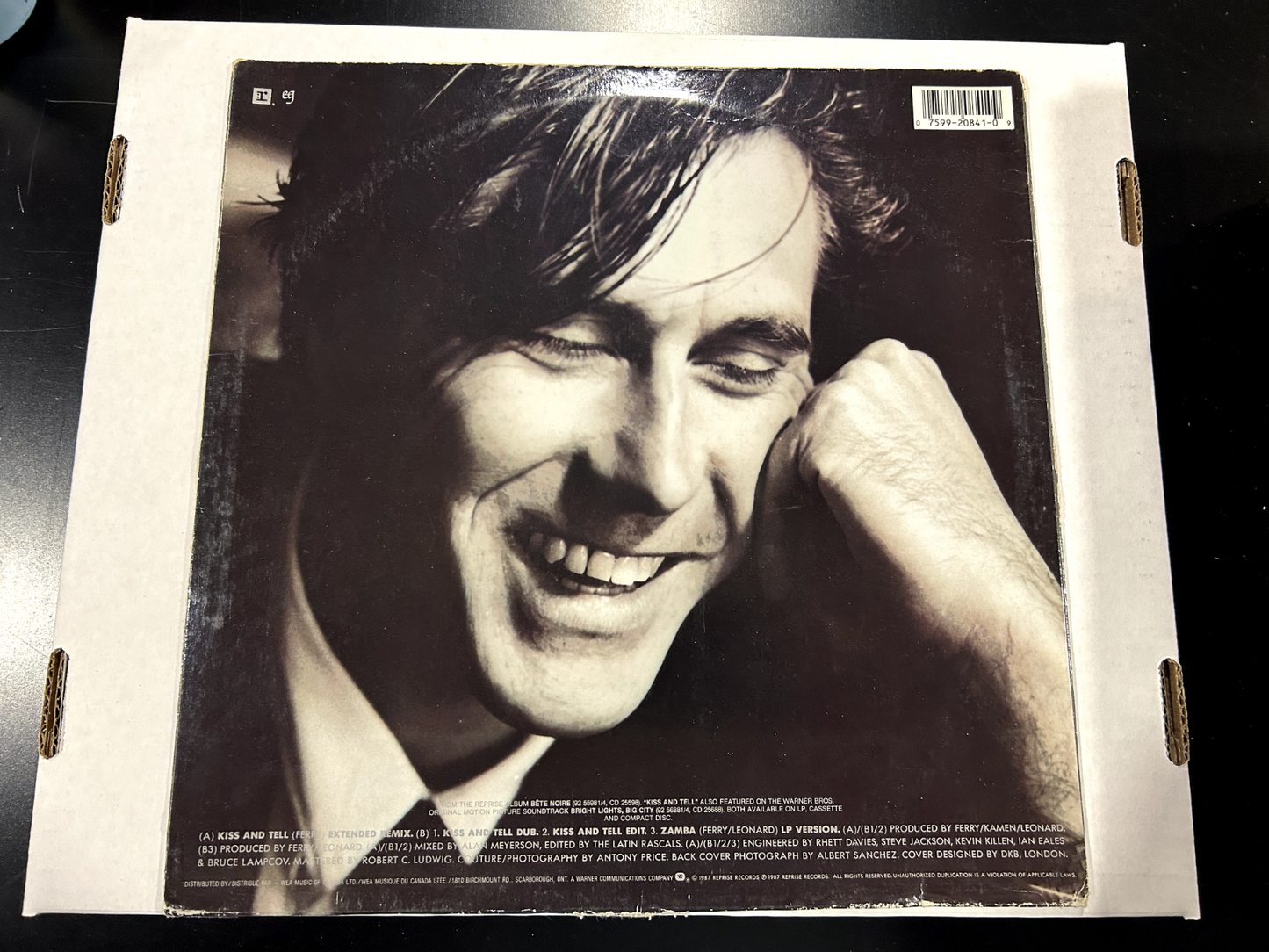 Bryan Ferry Kiss and Tell 12" Single Vinyl LP