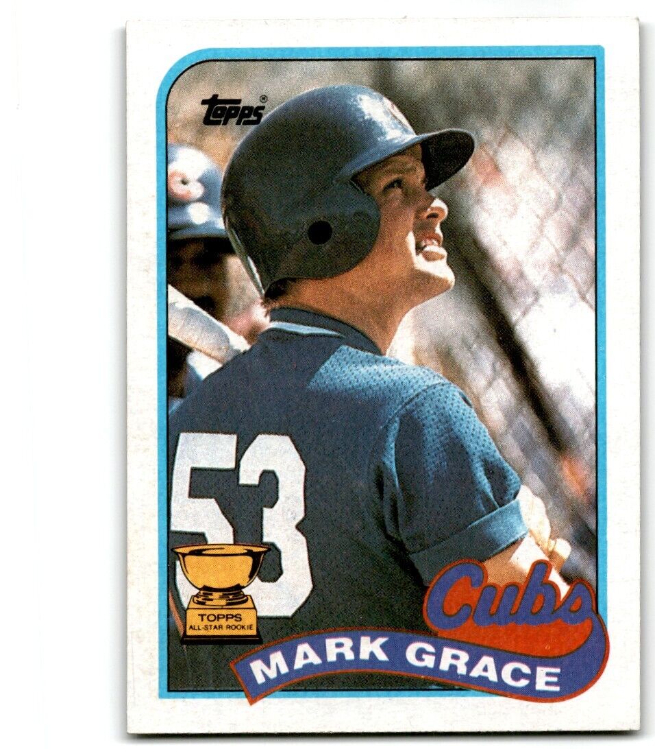 1989 Topps Mark Grace Chicago Cubs #465