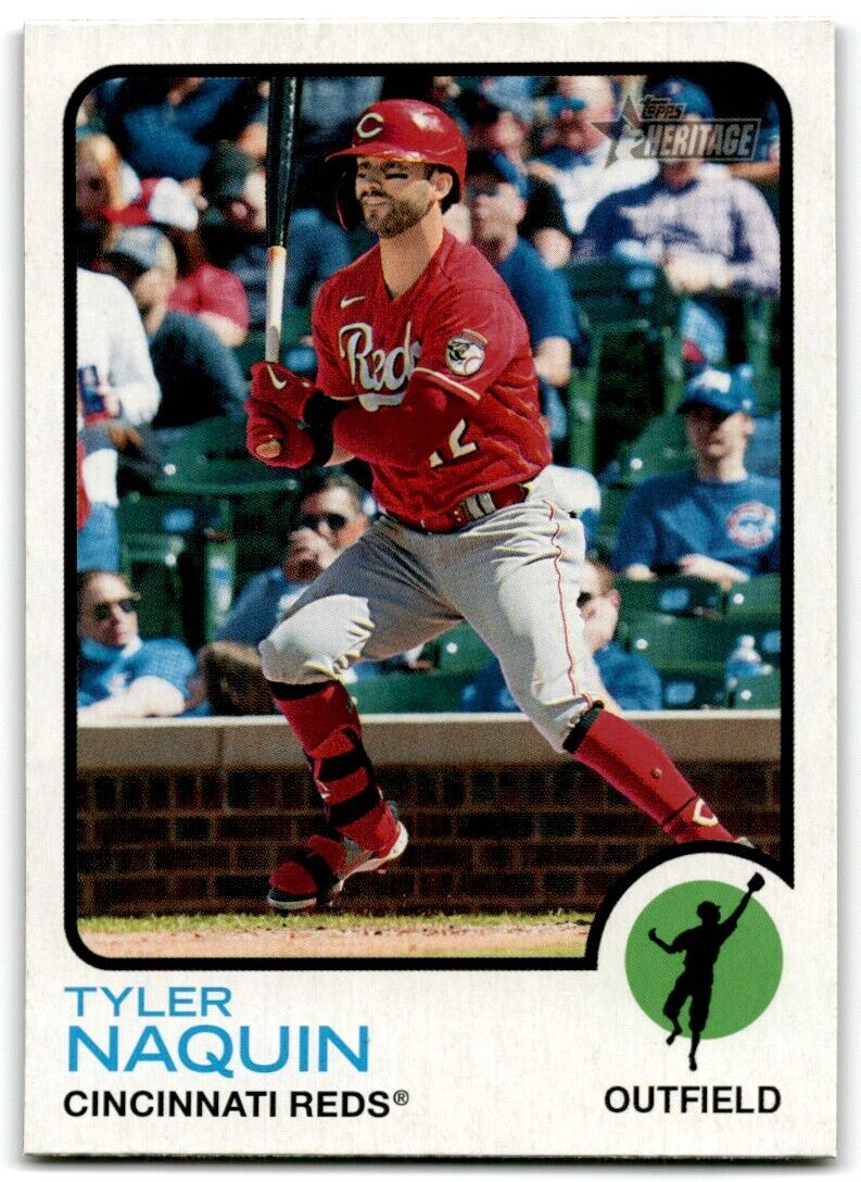 2022 Topps Heritage Tyler Naquin Cincinnati Reds #97