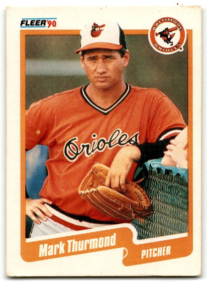 1990 Fleer Mark Thurmond Baltimore Orioles #191