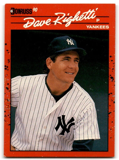 1990 Donruss Dave Righetti New York Yankees #311