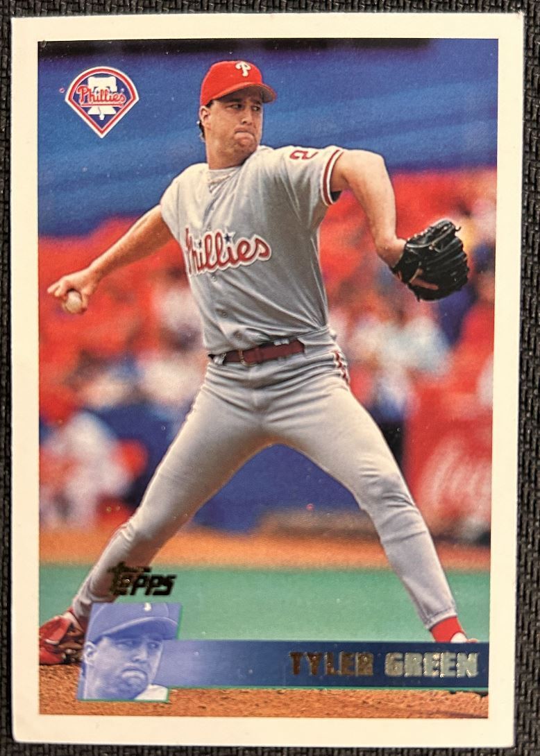 1996 Topps Tyler Green Philadelphia Phillies #418