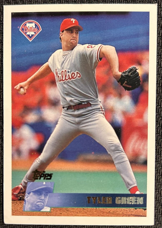 1996 Topps Tyler Green Philadelphia Phillies #418