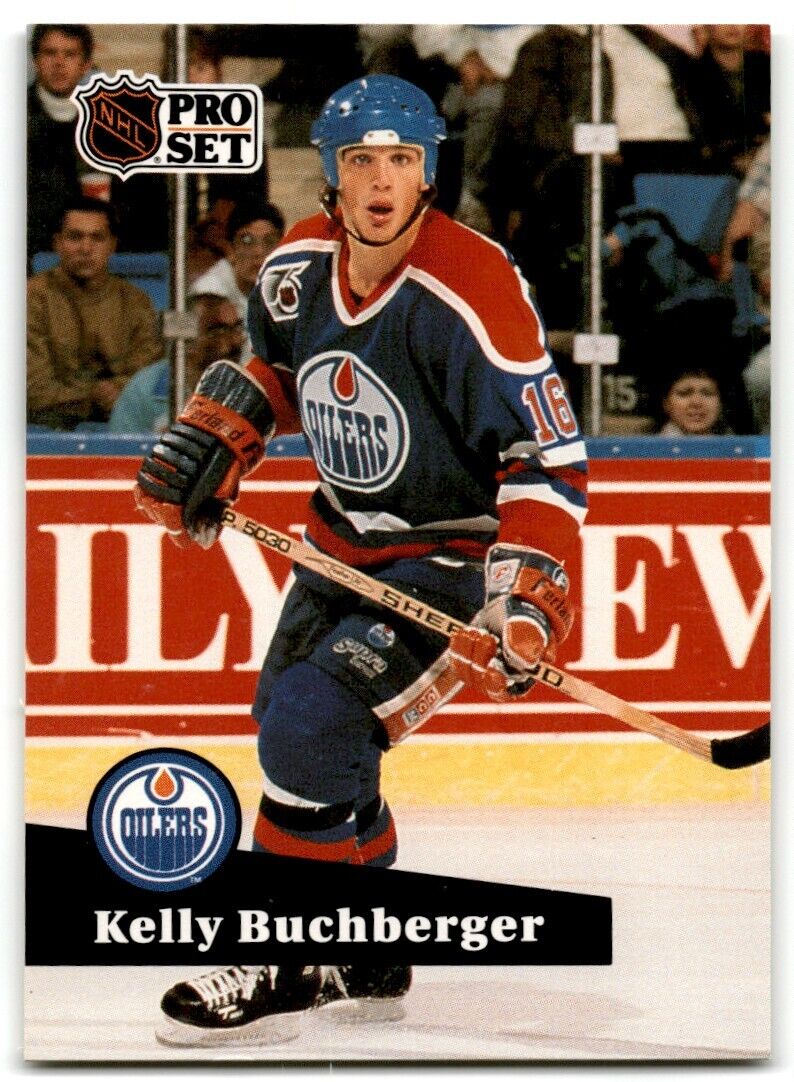 1991-92 Pro Set Kelly Buchberger Edmonton Oilers #385