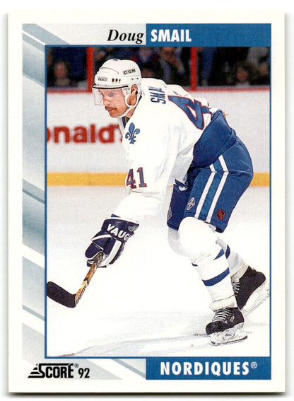 1992-93 Score Doug Smail Quebec Nordiques #197