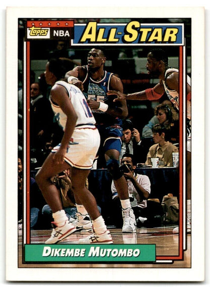 1992-93 Topps All-Star Dikembe Mutombo Denver Nuggets #110